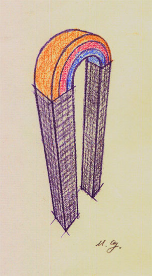 Architectural sketch.