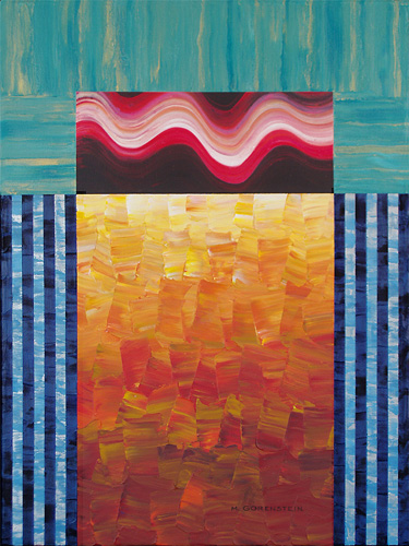 abstract acrylic painting.