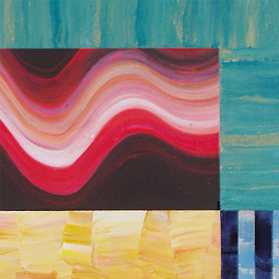 abstract acrylic painting detail.