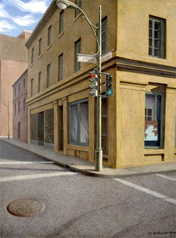 realist acrylic painting.