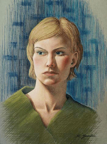 realist pastel painting.� width=