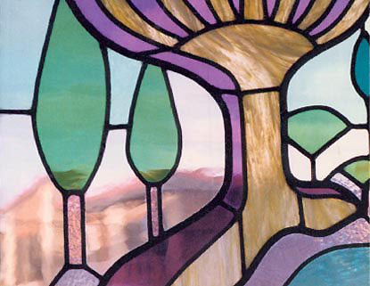 architectural stained glass.