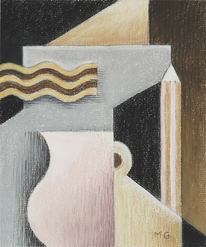 abstract pastel painting.