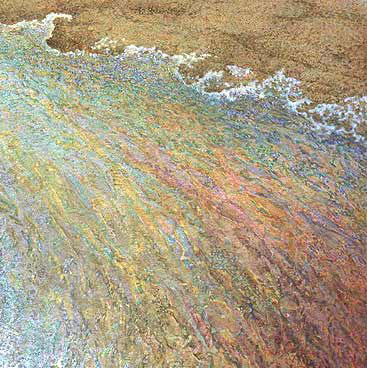 experimental watercolor painting.