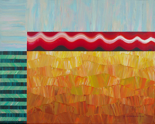 abstract acrylic painting.