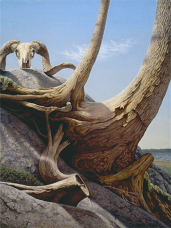 realist  oil painting.