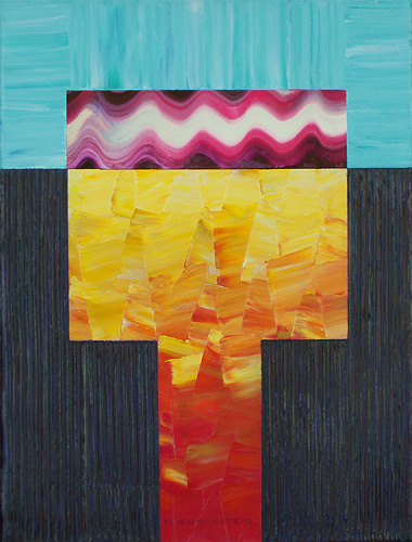 abstract acrylic painting.