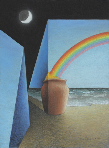 abstract pastel painting.