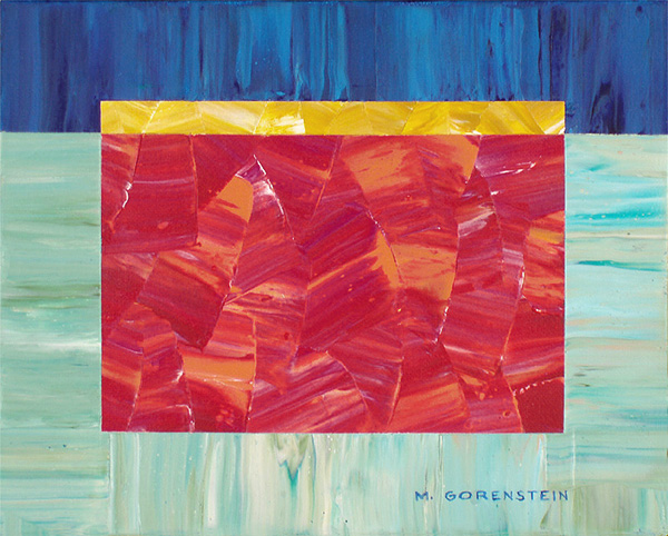 abstract acrylic painting.