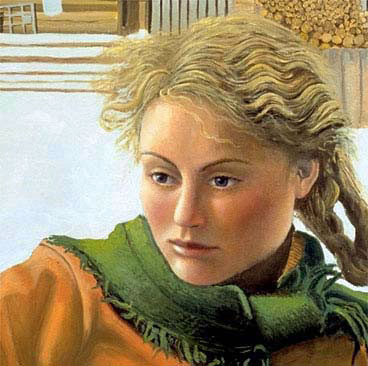 realist oil painting.