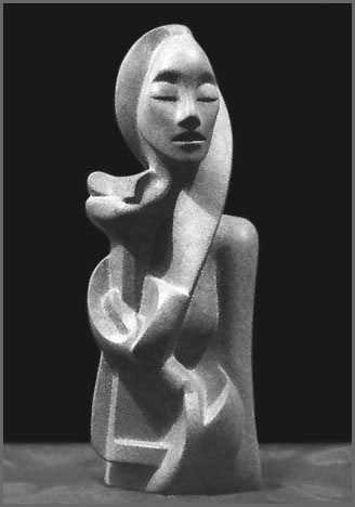 figurative stone sculpture.